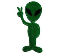 Alien - Parches Termoadhesivos Bordados Aplique Para Ropa, Tamaño: 4,5 x 8,5 cm
