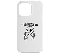 Alien Peace Love Tacos tee - Funny UFO Food Lover Tees Carcasa para iPhone 14 Pro MAX