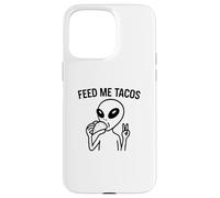 Alien Peace Love Tacos tee - Funny UFO Food Lover Tees Carcasa para iPhone 15 Pro MAX
