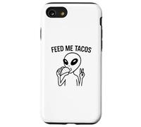 Alien Peace Love Tacos tee - Funny UFO Food Lover Tees Carcasa para iPhone SE (2020) / 7/8
