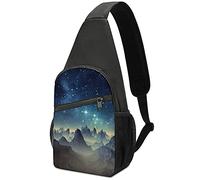 Alien Planet Sling Bag Crossbody Hombro Viaje Pecho Mochila Senderismo Mochila para Deportes Compras Trabajo