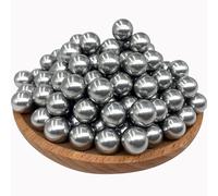 Alien Play 150 X 50 Cal Aluminum Balls, Hard 50 Cal Ammo Fits for Umarex T4E TR50/HDP50/HDR50, 2.8 Grams Reusable Solid Kinetic Projectiles Self Defense Paintball Balls for Target Practice