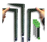Alien Pros Cintas de Agarre para Palos de Golf, Pack de 3 Cintas Adhesivas Antideslizantes, Fáciles de Colocar en 1 Minuto (Cúbico - Paquete de 3)