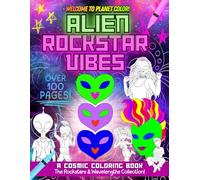 Alien Rockstar Vibes: A Giant Cosmic Coloring Adventure (Planet Color)