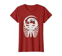 Alien: Romulus Xenomorph Chestburster in Ribcage Art Camiseta, Mujer, Arándano, 3XL