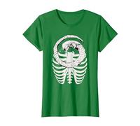Alien: Romulus Xenomorph Chestburster in Ribcage Art Camiseta, Mujer, Verde Kelly, XL