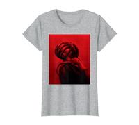 Alien: Romulus Xenomorph Facehugger Attack Official Poster Camiseta, Mujer, Gris Jaspeado, M