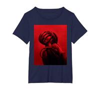 Alien: Romulus Xenomorph Facehugger Attack Official Poster Camiseta, Mujer Tallas Grandes, Azul Marino, 2XL Grande