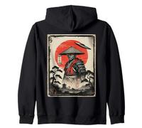 Alien Samurai OVNI Japonés Japón Ukiyo-e Funny Vintage Art Sudadera con Capucha