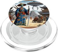 Alien Samurai Warrior Invasion Platillos Voladores PopSockets PopGrip para MagSafe