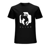 Alien Sci-FI Horror Film Movie 1980'S Cult - Camiseta unisex impresa con camiseta gráfica superior para hombre, color negro, Negro , 3XL