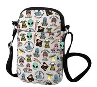 Alien Sci-Fi TV Show Bandolera Ciencia Ficción Amantes Regalo Alien UFO Alan UFO Club de Caza, Buenos días