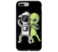 Alien Selfie Retro Style Funny Astronaut & Alien Carcasa para iPhone 7 Plus/8 Plus