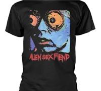 !! Alien Sex Fiend Band T-Shirt Short sleeveBlackS