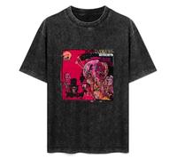 Alien Sex Fiend I Walk The Line T-Shirt Graphic Printed tee Shirt Mens Black Shirt XXL