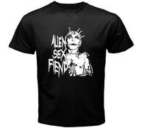 Alien Sex Fiend Men's T-Tshirts Camisetas y Tops(Large)
