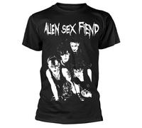 Alien Sex Fiend Unisex 100% Cotton Short-Sleeve T-Shirts Black S