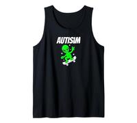 Alien Skateboarder Funny Cosmic Skater Apparel AutismTees Camiseta sin Mangas