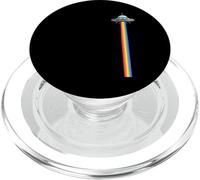 Alien Spaceship Rainbow UFO Abduction Ciencia Ficción Amantes PopSockets PopGrip para MagSafe