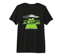 Alien Spaceship UFO No Estamos Solos Platillo Volador Camiseta Premium