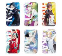 Alien Stage Passion Love Series - Botones holográficos para bolsa ciega, alfileres rectangulares oficiales del anime ALNST para bolsas Ita (paquete individual, contiene un personaje aleatorio)