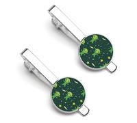 Alien Stars - Pinzas de corbata para hombre, para corbata, para negocios, bodas, regalos, 5,5 x 2,2 cm, 5.5x2.2cm, aleación, No es una piedra preciosa