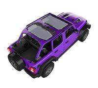 ALIEN SUNSHADE Jeep Wrangler 4 Puertas JLU 2 Piezas Delantero y Trasero de Malla Superior Combo 2018 carrocería (Gris)