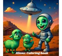 Alien: The Coloring Book: with Easy and Simple Designs for Relaxation, Coloring book for Adults and Kids