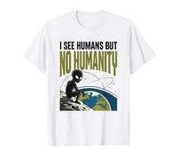 Alien UFO Espacio No Humanidad Extraterrestre Camiseta