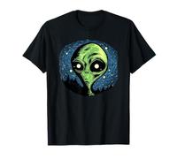 Alien UFO Starry Night, Van Gogh Alien UFO Lovers Camiseta