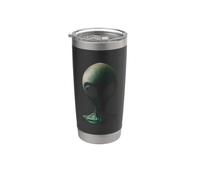Alien UFO Visit Area 51 Extraterrestrial Species Planet Vaso térmico de acero inoxidable de doble pared