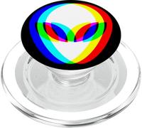 Alien Vaporwave Techno EDM DJ Festival Rave Party Raver PopSockets PopGrip para MagSafe