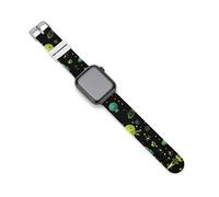Alien Watch - Correas de silicona de repuesto compatibles con Apple Watch, 38mm/40mm, Acero inoxidable, Amatista