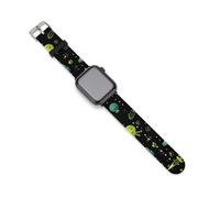 Alien Watch - Correas de silicona de repuesto compatibles con Apple Watch, 42mm/44mm, Acero inoxidable, Amatista