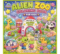 Alien Zoo Coloring Book for Kids: A Fun and Easy Space Animal Adventure for Kids (Cute and Cozy Galaxy Coloring Books for Kids)
