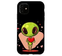 Alienígena galáctico de San Valentín para un romance interestelar Carcasa para iPhone 11