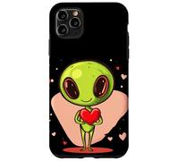 Alienígena galáctico de San Valentín para un romance interestelar Carcasa para iPhone 11 Pro Max
