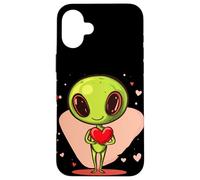 Alienígena galáctico de San Valentín para un romance interestelar Carcasa para iPhone 16 Plus