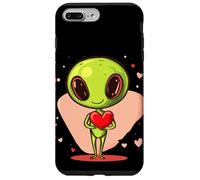 Alienígena galáctico de San Valentín para un romance interestelar Carcasa para iPhone 7 Plus/8 Plus