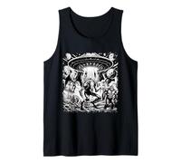 Aliens Mothman Bigfoot Monsters Cryptid Mítico Camiseta sin Mangas
