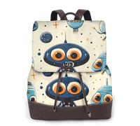 Aliens of all kinds - Mochila de viaje para mujer, mochila casual, mochila de cuero estampada para mujer para el trabajo