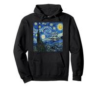 Aliens Saucer UFO Extraterrestre Fun Starry Night Van Gogh Sudadera con Capucha