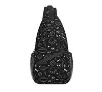 Aliens Sling Bag Casual Crossbody UFO Space Shoulder Bag Mochila Chest Daypack