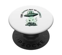 Aliens UFO Espacio Extraterrestre Platillo Volador Ninguna Humanidad PopSockets PopGrip Adhesivo