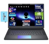 Alienware 16 Area-51 AI Gaming Laptop de 16 pulgadas 240Hz IPS WQXGA Display (Intel Ultra 9-275HX, GeForce RTX 5070 Ti 12GB, 32GB DDR5, 2TB PCIe SSD, RGB KB, Win 11 Pro) con expansor de puerto USB DKZ