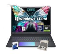 Alienware 18 Area-51 Gaming Laptop, NVIDIA GeForce RTX 5080, pantalla QHD+ de 18" QHD+ 300Hz, Intel Ultra 9 275HX, w/Office & External DVD Drive, Backlit KB, Win 11 Pro, Wi-Fi 7, 64GB RAM, 2TB SSD