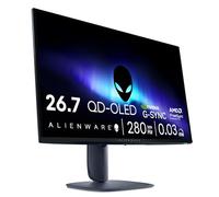 Alienware 27 Monitor Gaming - AW2725D, QHD (2560x1440), 280Hz, QD OLED, 0.03ms, NVIDIA G-Sync Compatible, AMD FreeSync Premium Pro, HDR True Black 400, USB-C, DisplayPort, 2 HDMI, 3 Años de Garantía