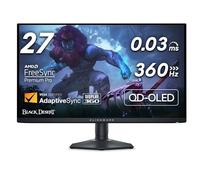 Alienware 27 Monitor Gaming - AW2725DF, QHD (2560x1440), 360Hz, QD OLED | 0.03ms, AMD FreeSync Premium Pro, 99.3% DCI-P3, HDR400, USB-C, 2 DisplayPort, HDMI, 4 USB, 3 Años de Garantía
