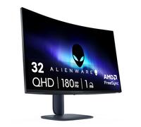 Alienware AW3225DM Monitor Gaming 32" Curvo 1500R QHD 2560x1440 HDR 400 Panel VA 180 Hz 1 ms AMD FreeSync Premium VESA AdaptiveSync 2X HDMI 1x DisplayPort 3 años de garantía - Negro