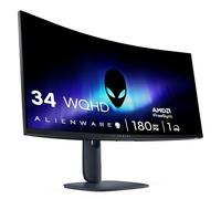 Alienware 34 Monitor Gaming - AW3425DWM, WQHD (3440x1440), 180Hz, VA, 1ms | AMD FreeSync Premium, VESA AdaptiveSync, 21:9 1500R Curvo, 95% DCI-P3, HDR400, DisplayPort, 2 HDMI, 3 USB, 3 Años de Garantía